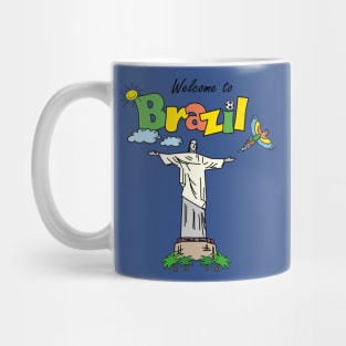 Welcome to Brazil,cute and funny design Mug